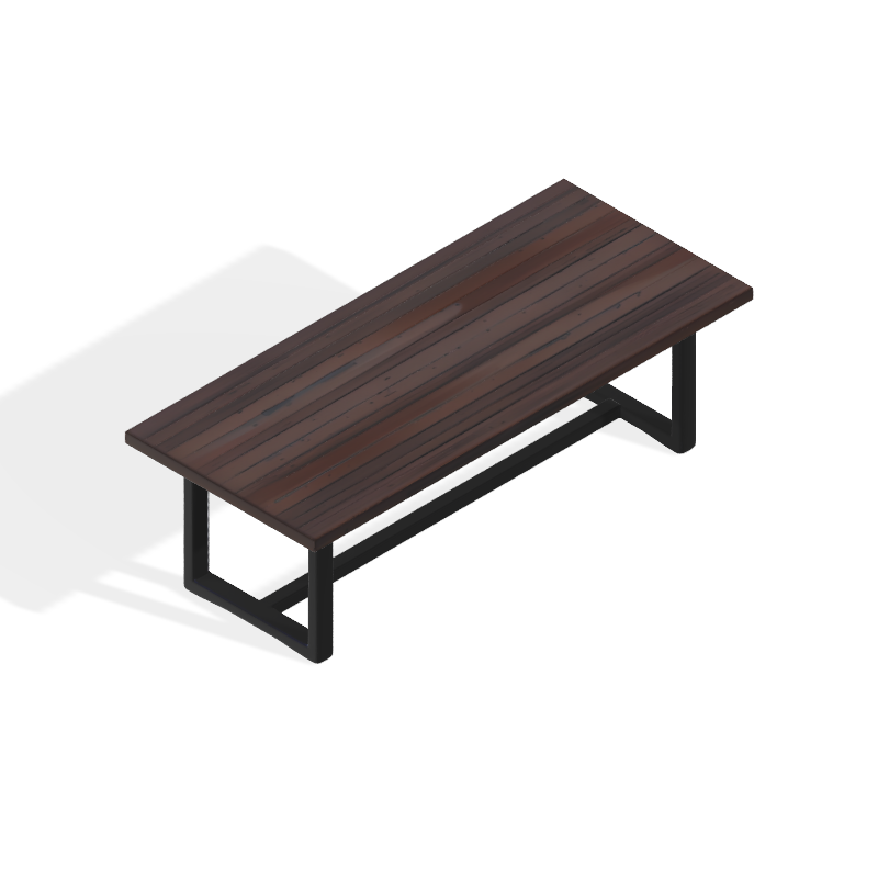 Industrial Chic Dining Table